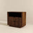 Lola Mid Century Modern Walnut Nightstand 2-Drawer Bed Side Table