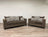 110 - Mocha Sofa & Loveseat