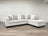 110 - Stone Sectional