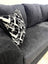 210 BLACK - 2PC Sofa and Loveseat Set