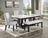 Vance Faux Marble Dining Table