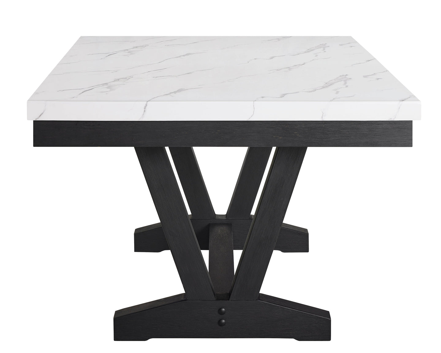Vance Faux Marble Dining Table