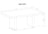 Vega Faux Marble Dining Table