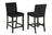 Lennon 5-Pk Counter Height Set Black