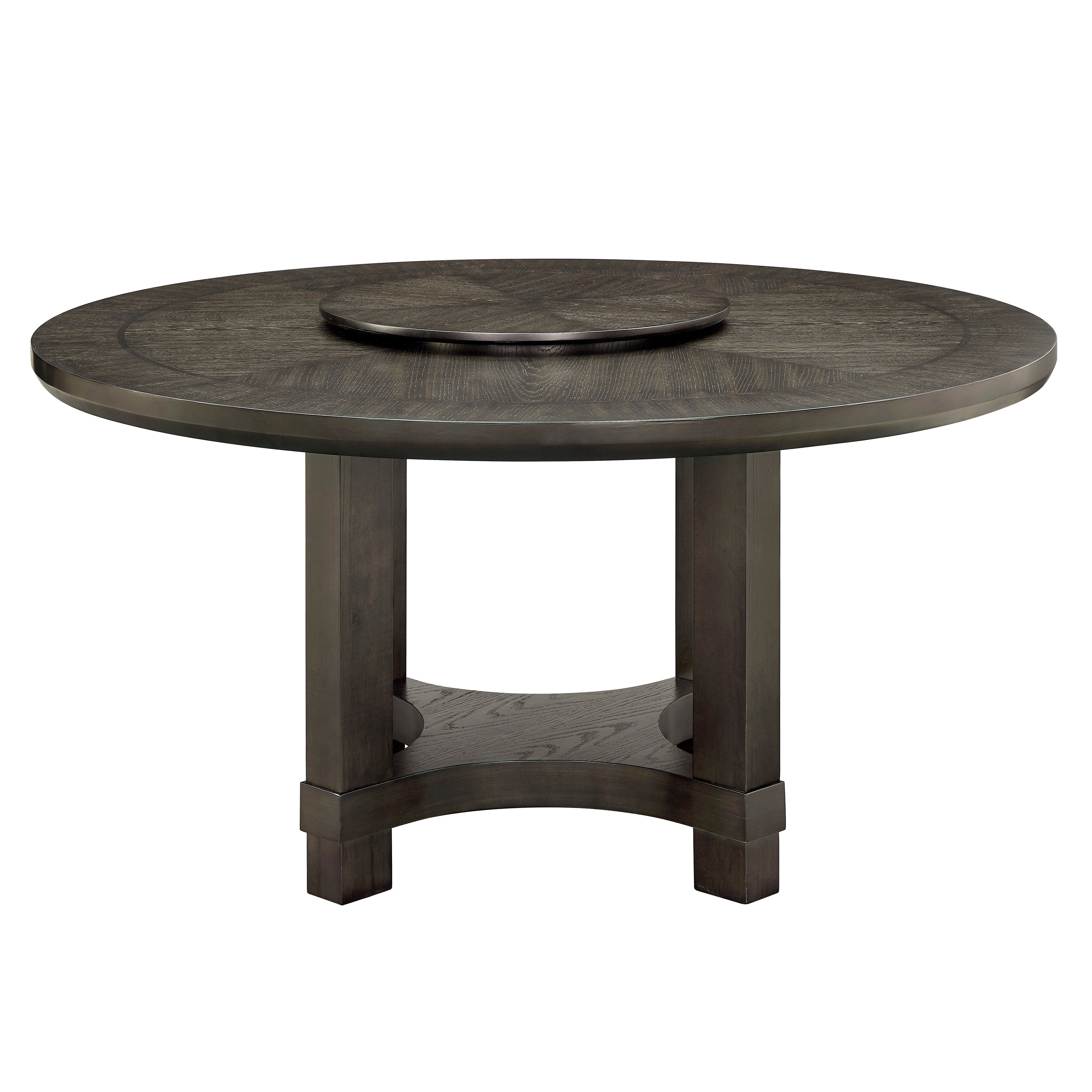 Jeffries Round Table W/ Lazy Susan