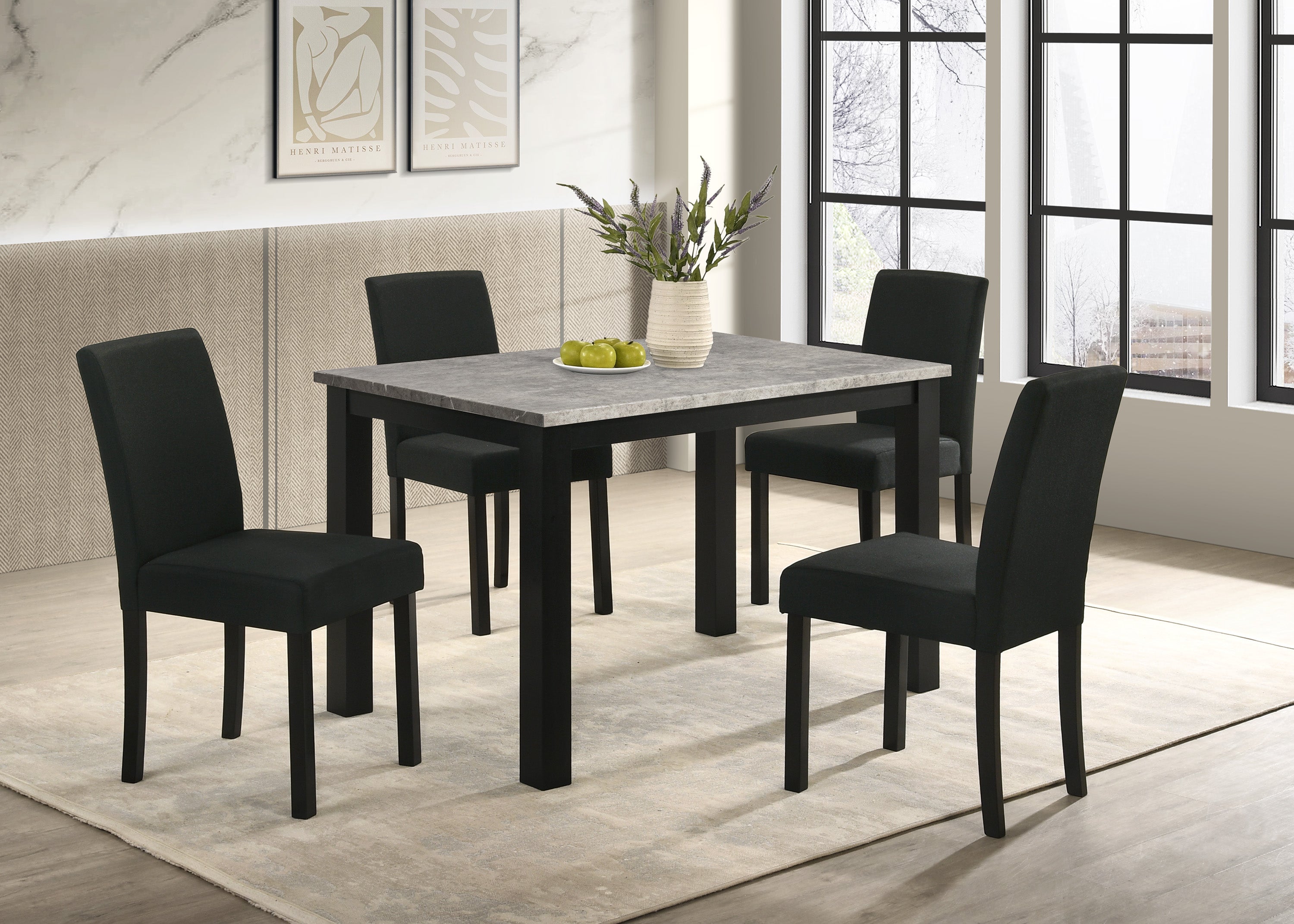 Resia Dining Table-Concrete