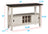 Maribelle Server Chalk Warm Grey