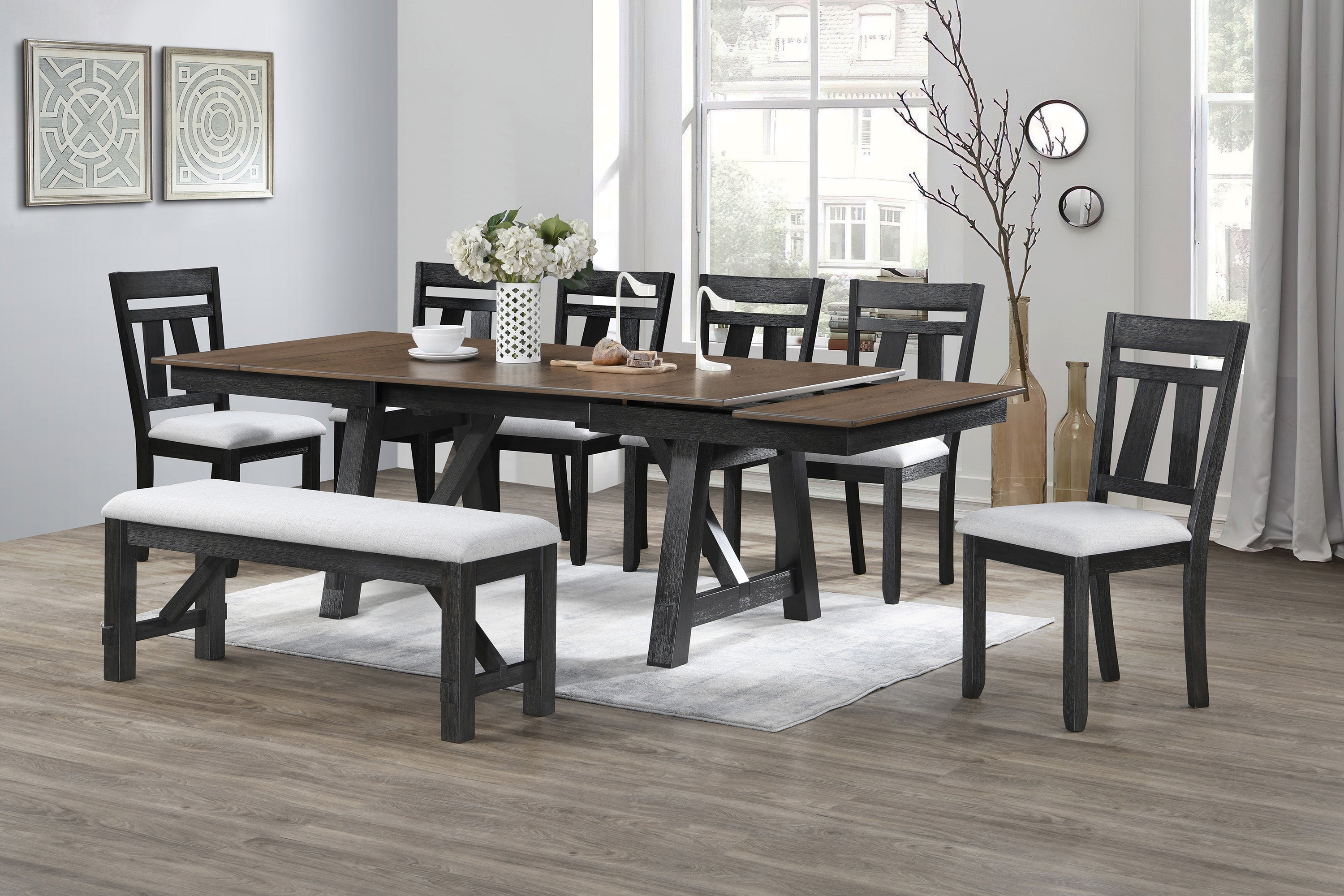 Maribelle Side Chair Wheat Charcoal