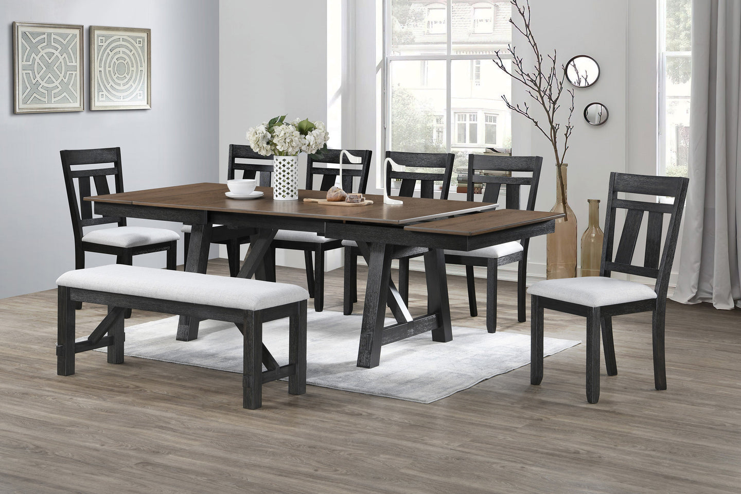 Maribelle Side Chair Wheat Charcoal