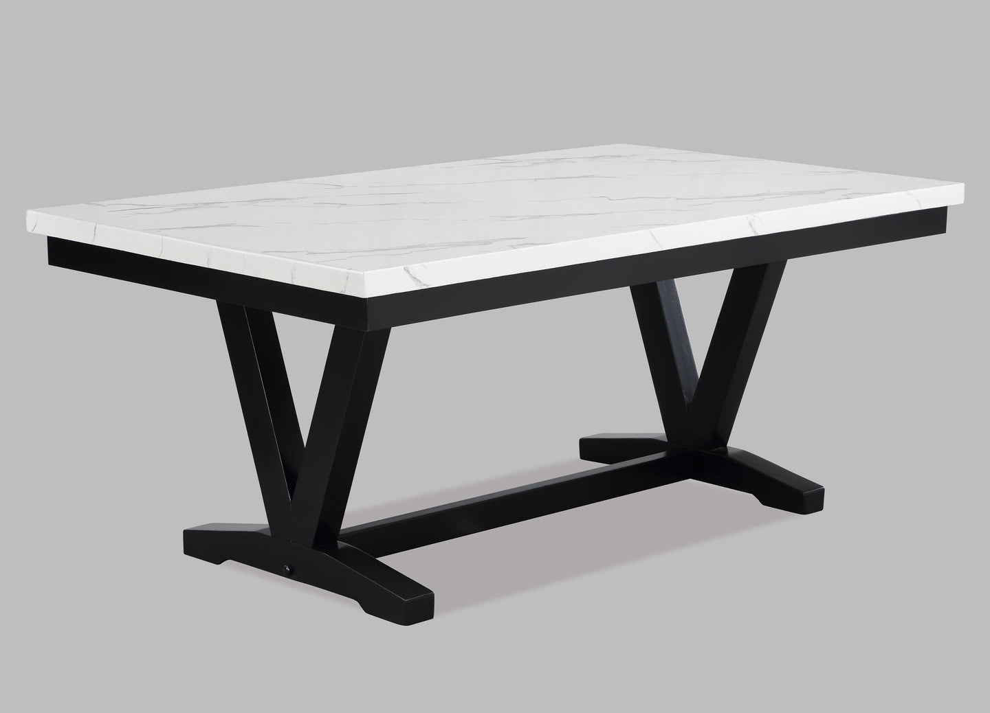 Tanner Faux Carrera Dining Table