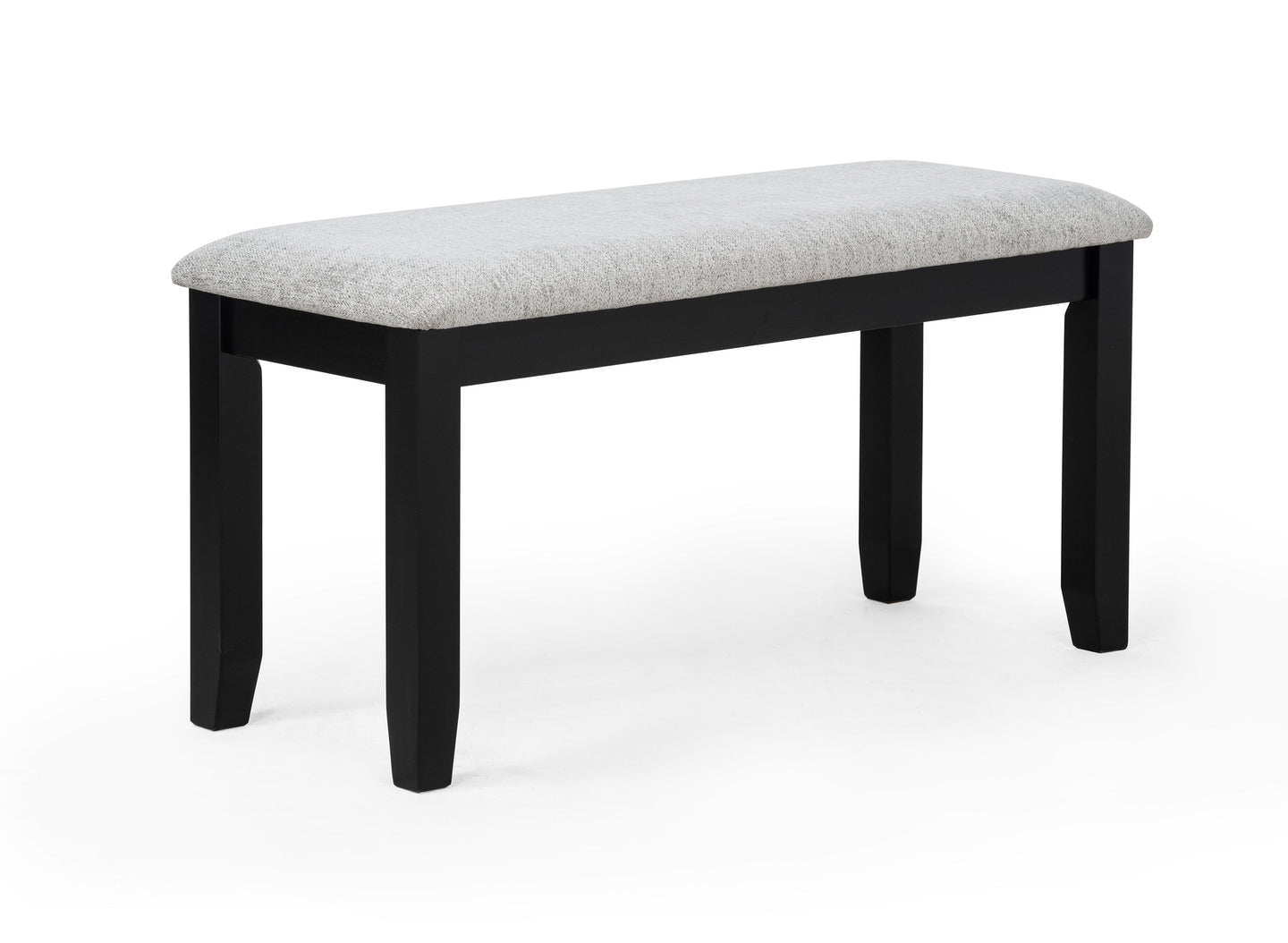 Lester 6-Pk Dining W/Bench L.Grey