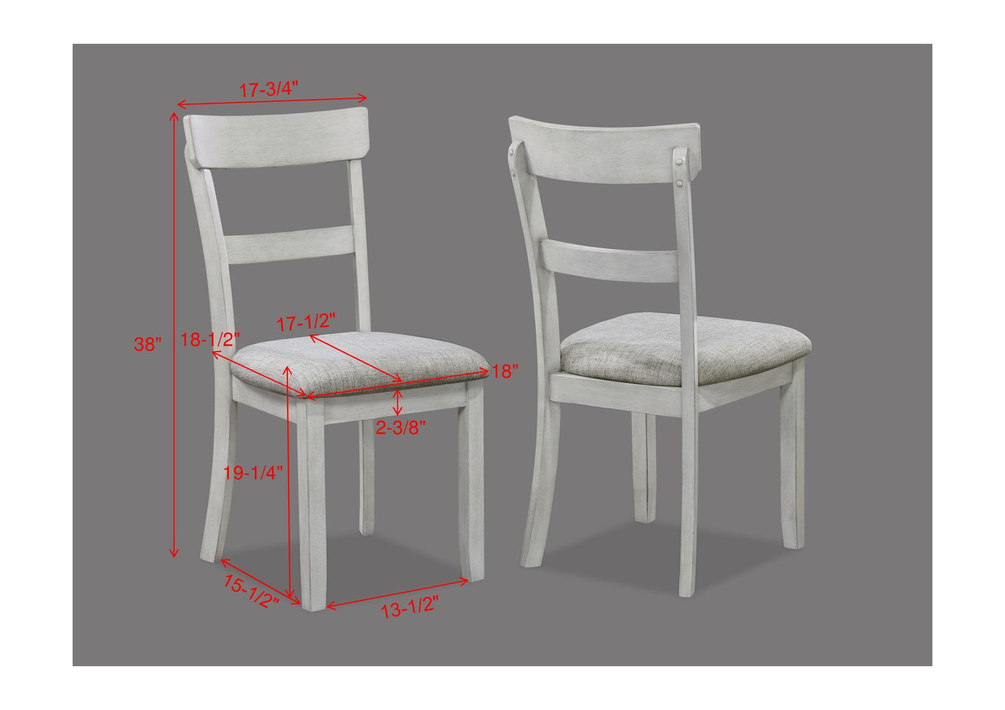 Henderson 5-Pk Dinette Set Drift Wood
