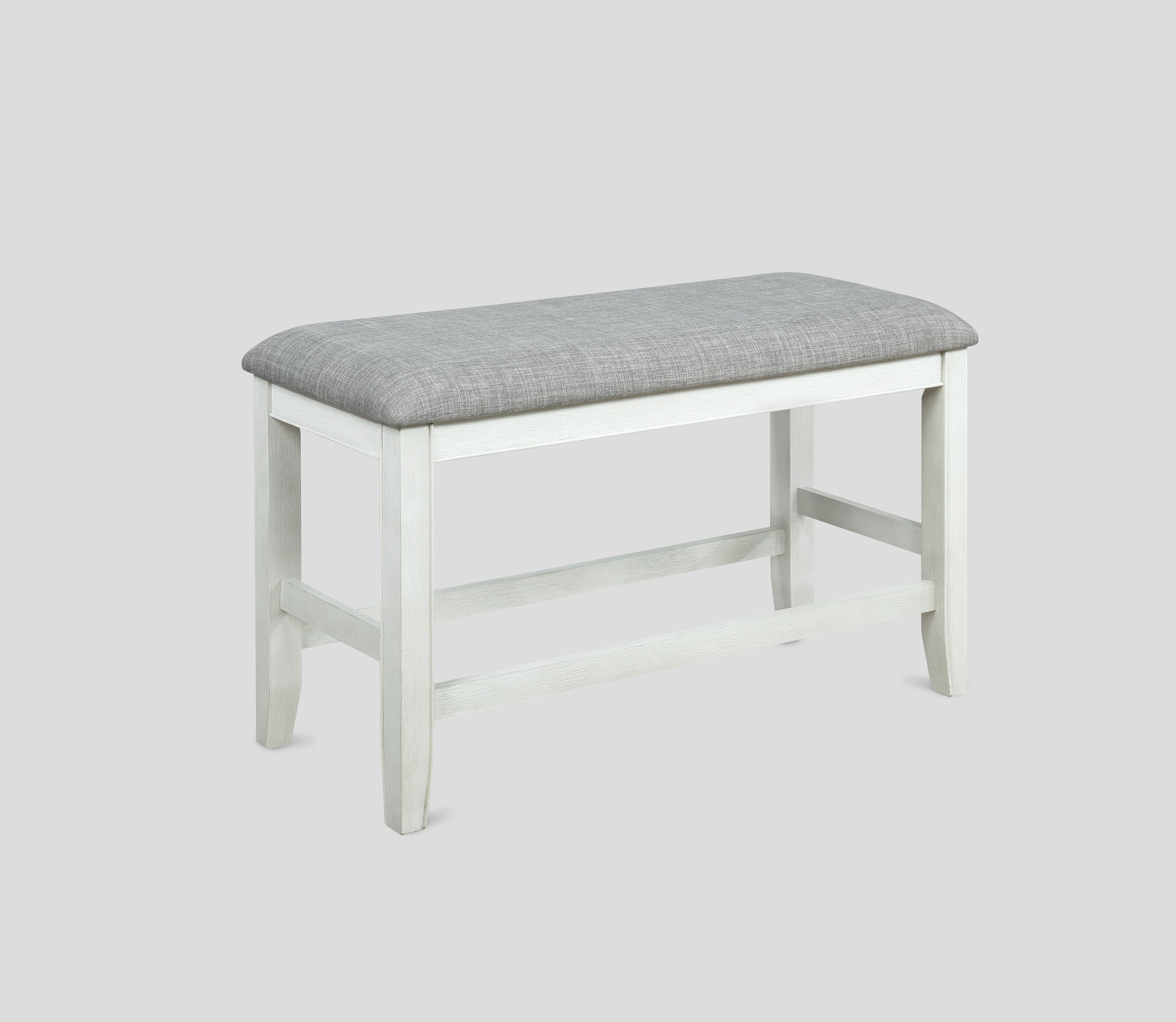 Fulton Counter Height Bench White
