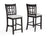 Hartwell Counter Height Chair Charcoal Black