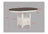 Hartwell Counter Height Table Chalk Grey
