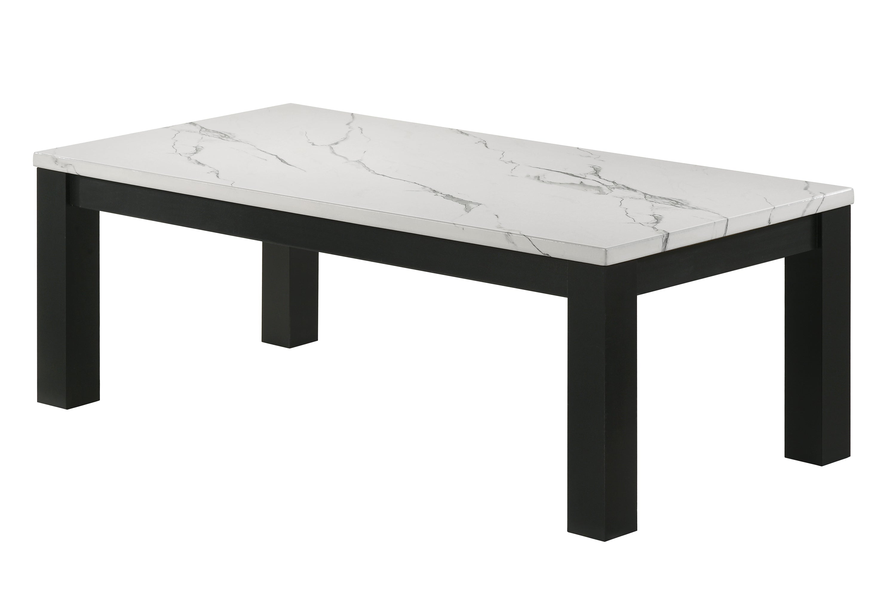 Ivy 3-Pk Faux Marble White Cocktail Set
