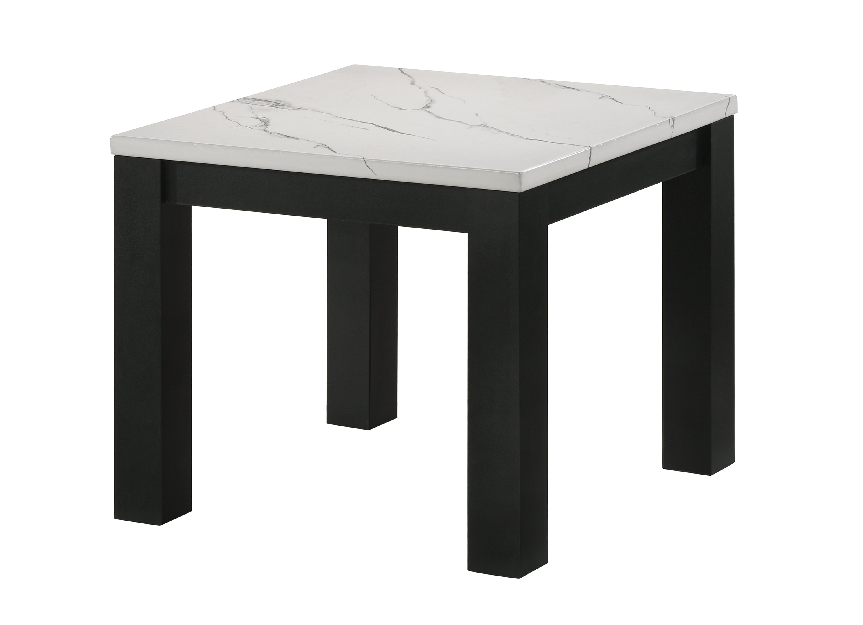 Ivy 3-Pk Faux Marble White Cocktail Set