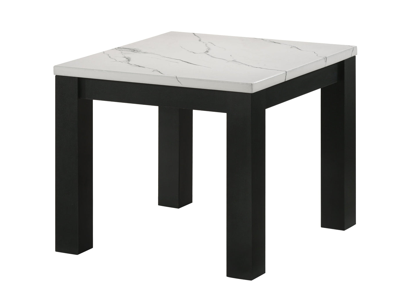 Ivy 3-Pk Faux Marble White Cocktail Set