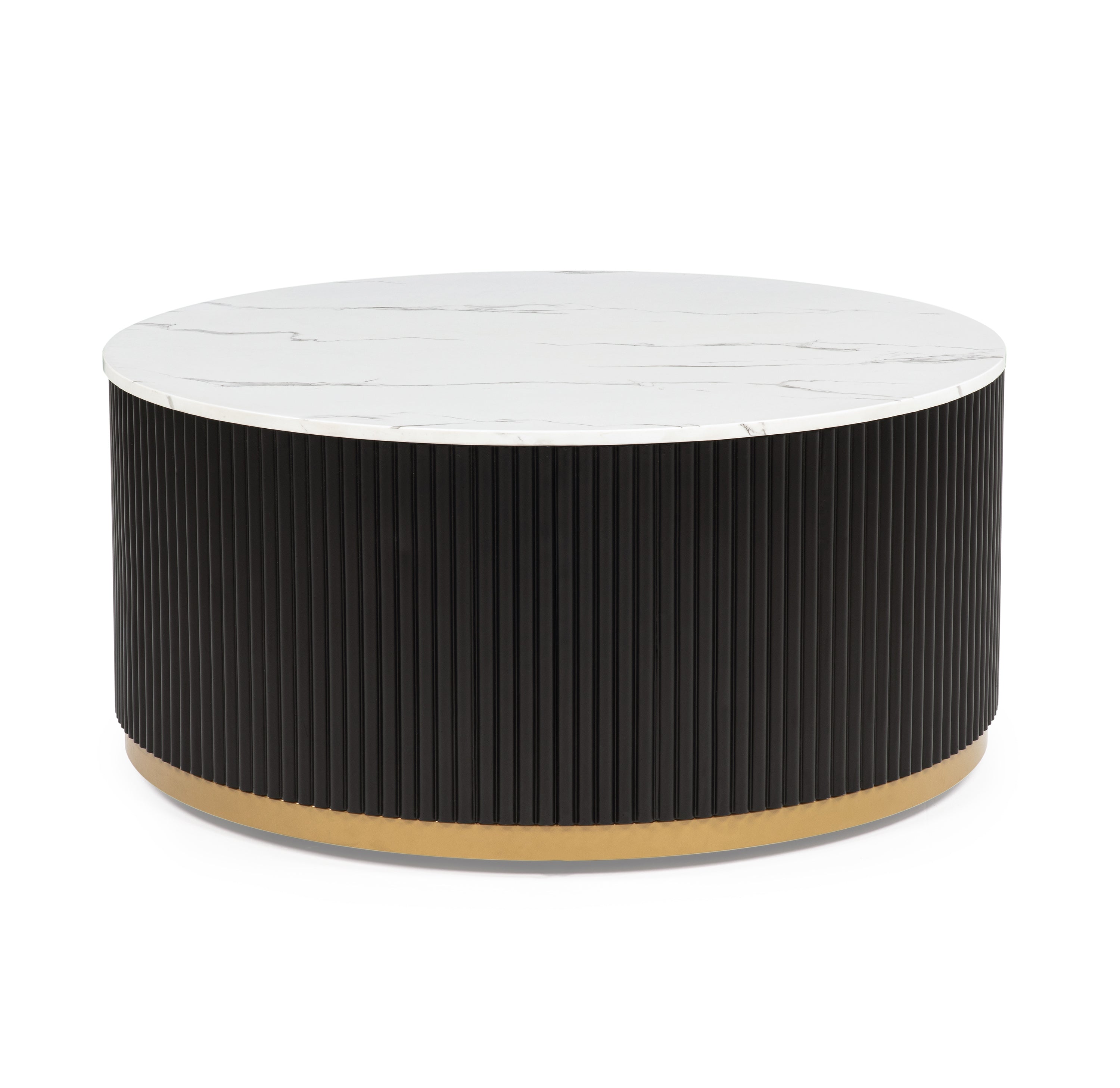 Kara Coffee Table W/ Casters