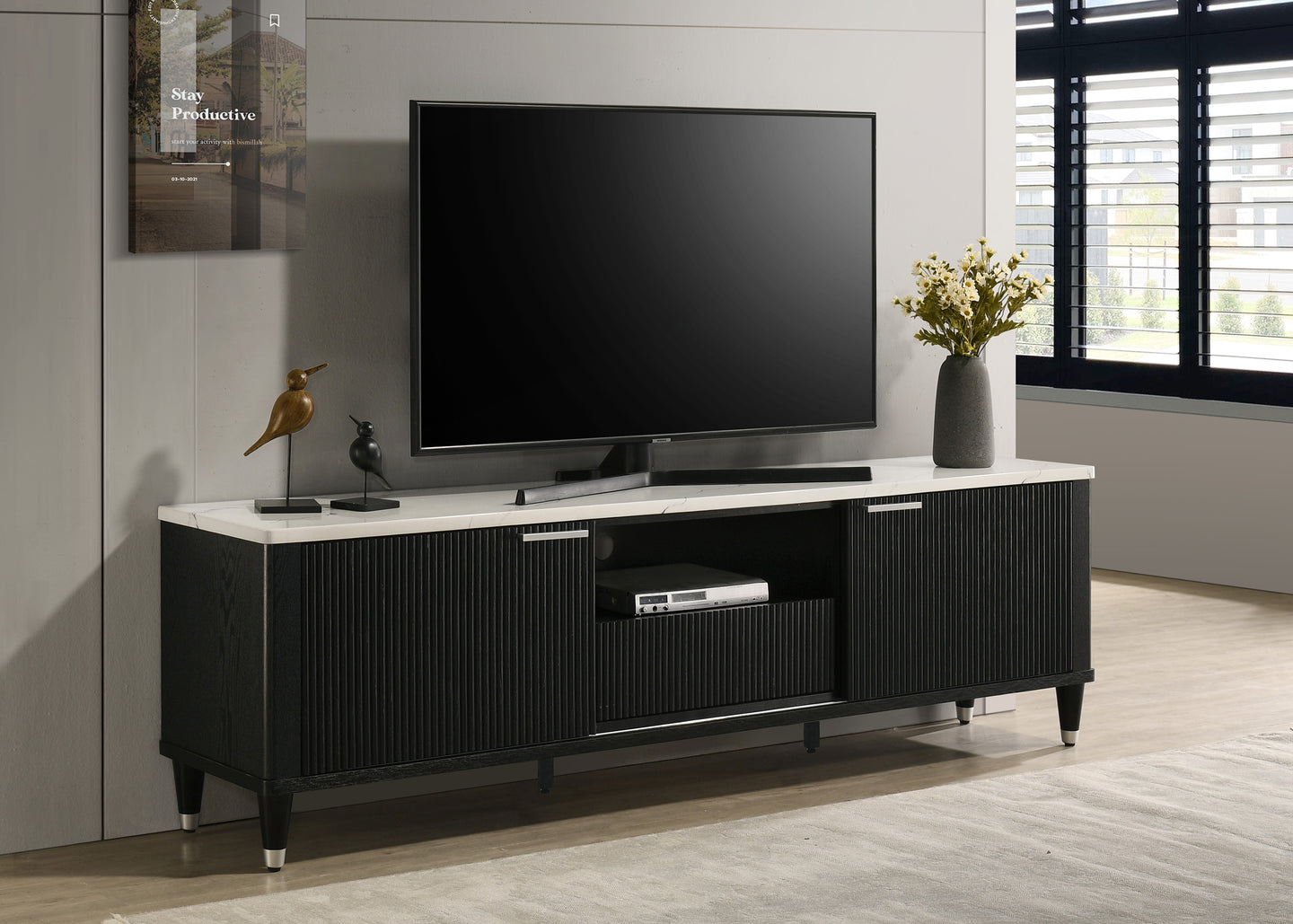 BRITANY TV STAND BLACK