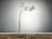 Rain Drop Arc Lamp Pewter