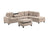 49Heights Reversible Sectional + Ottoman