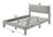 Lucia Bed Light Grey