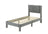 Lucia Bed Light Grey