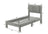 Lucia Bed Light Grey