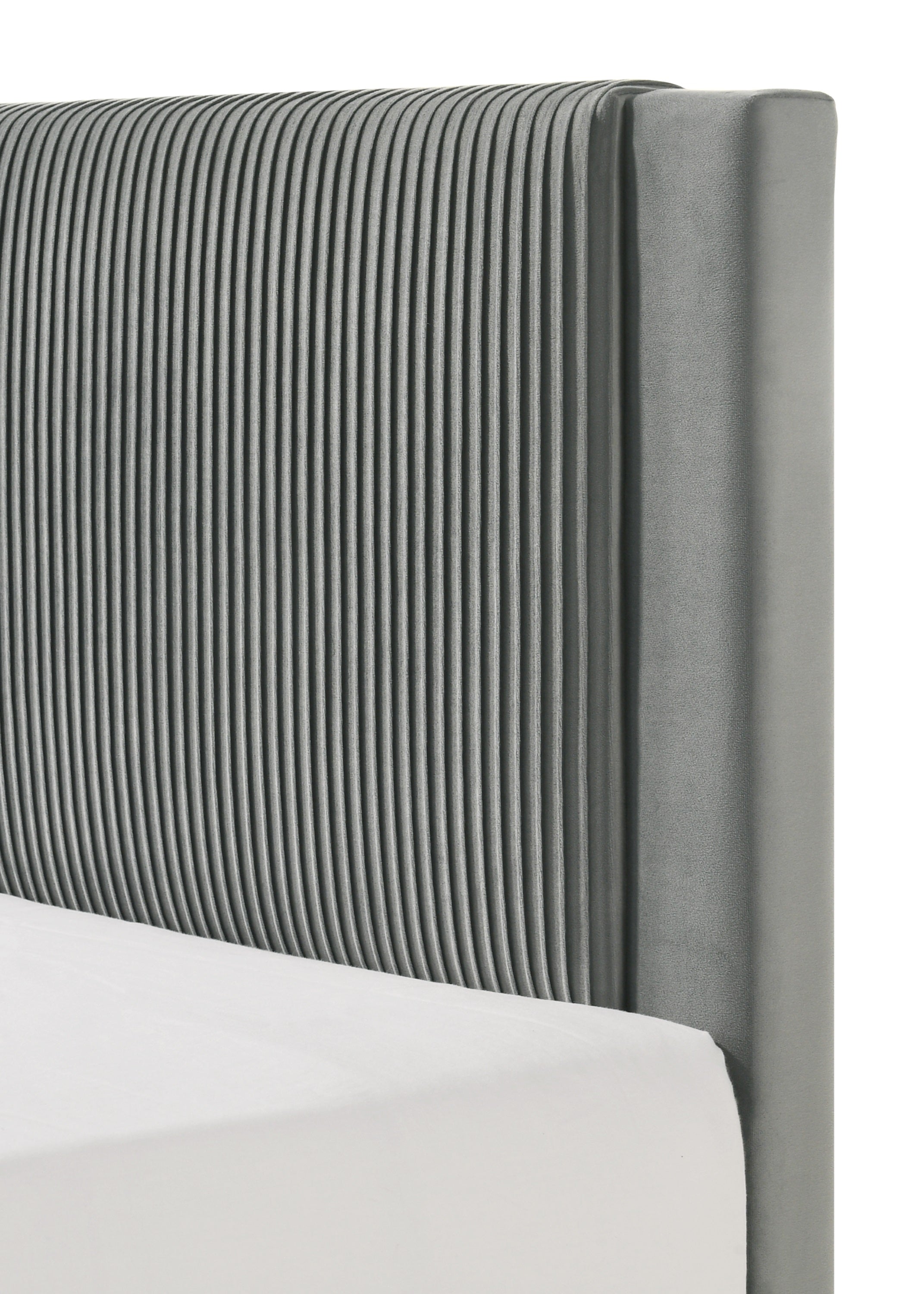 Lucia Bed Light Grey
