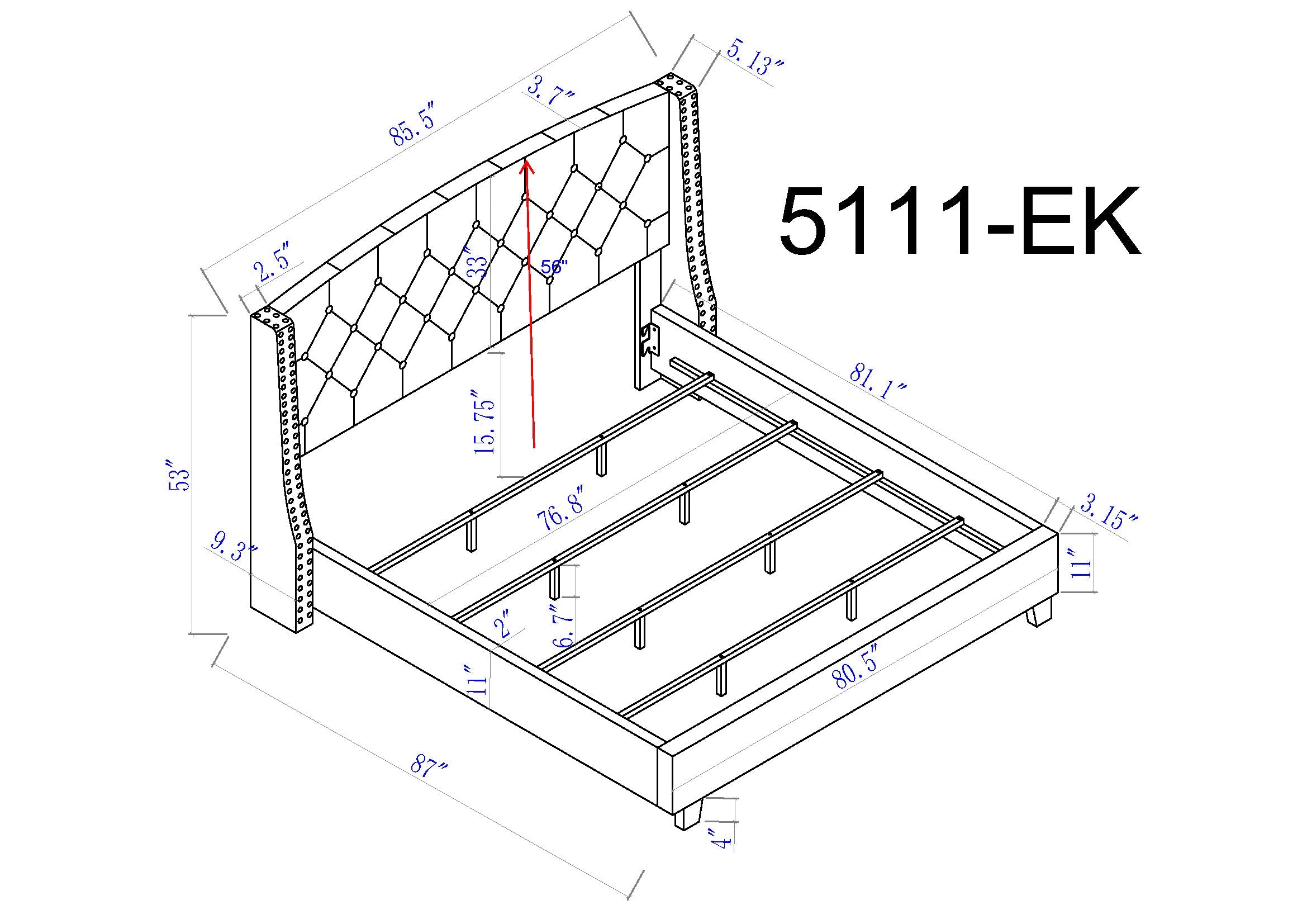 Eva Bed Black