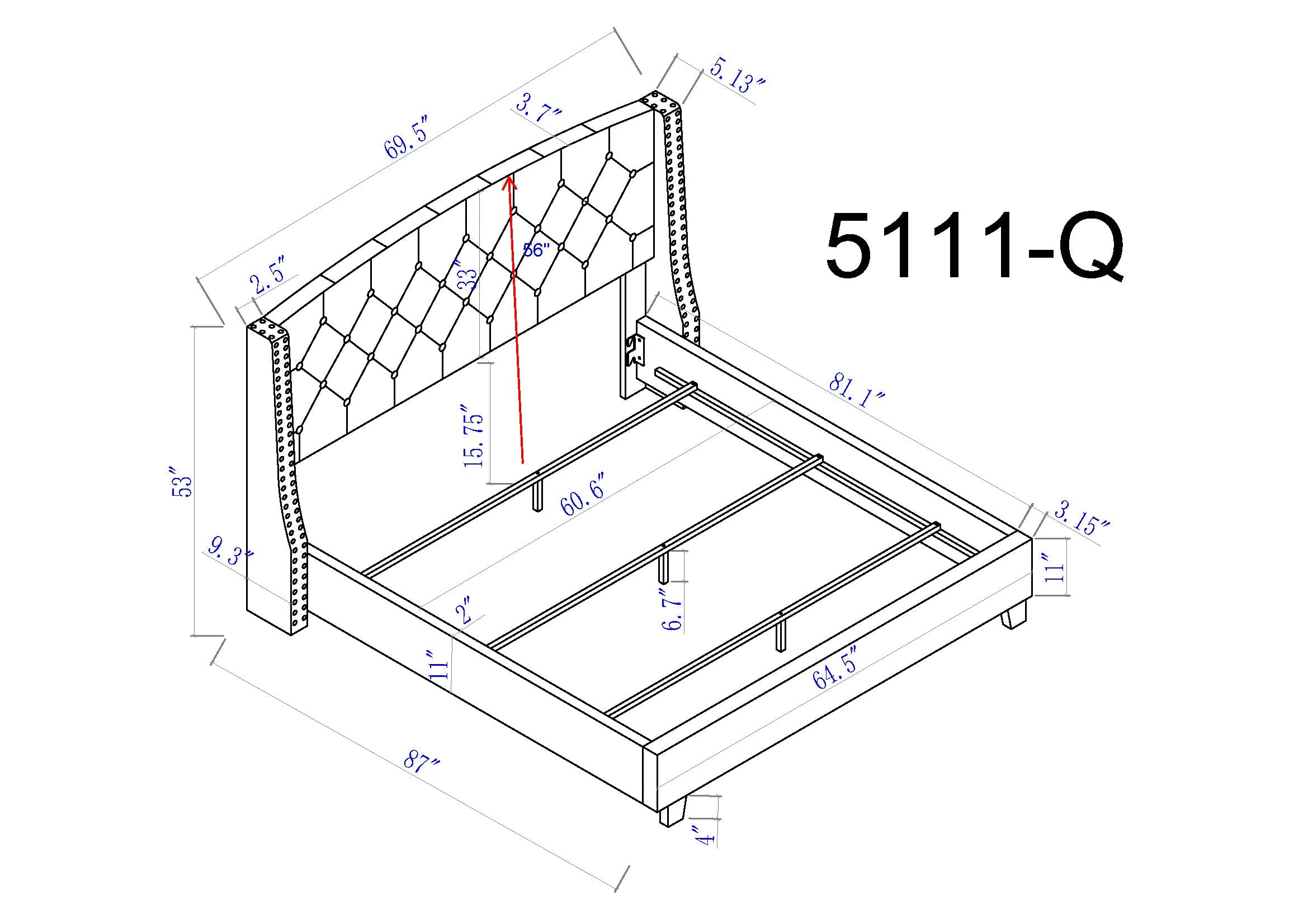 Eva Bed Black