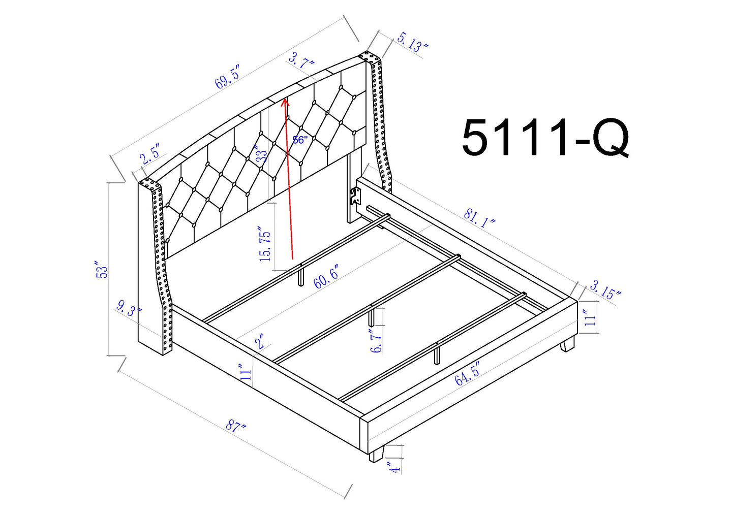 Eva Bed Black