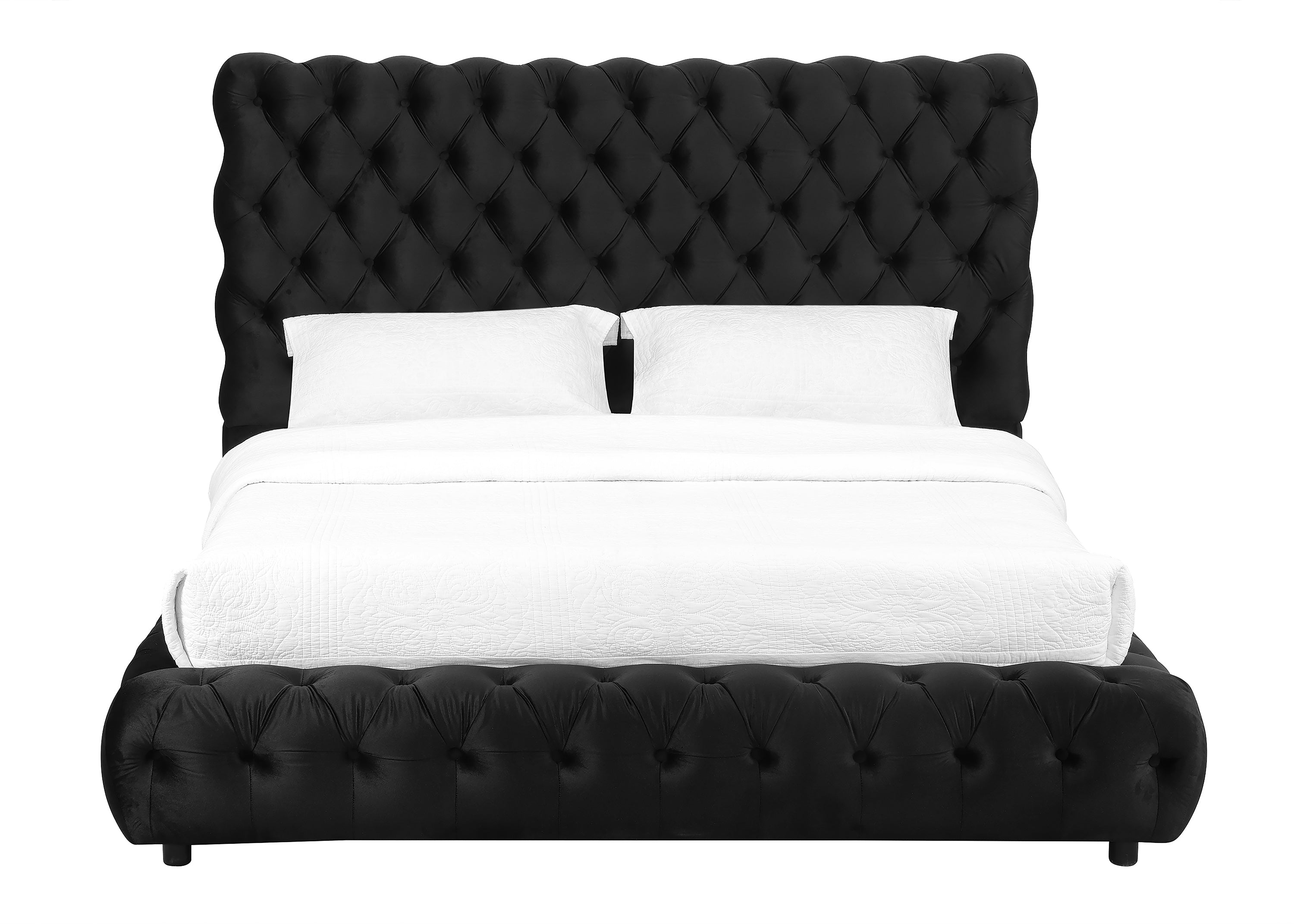 FLORY BED BLACK 5112BK Queen