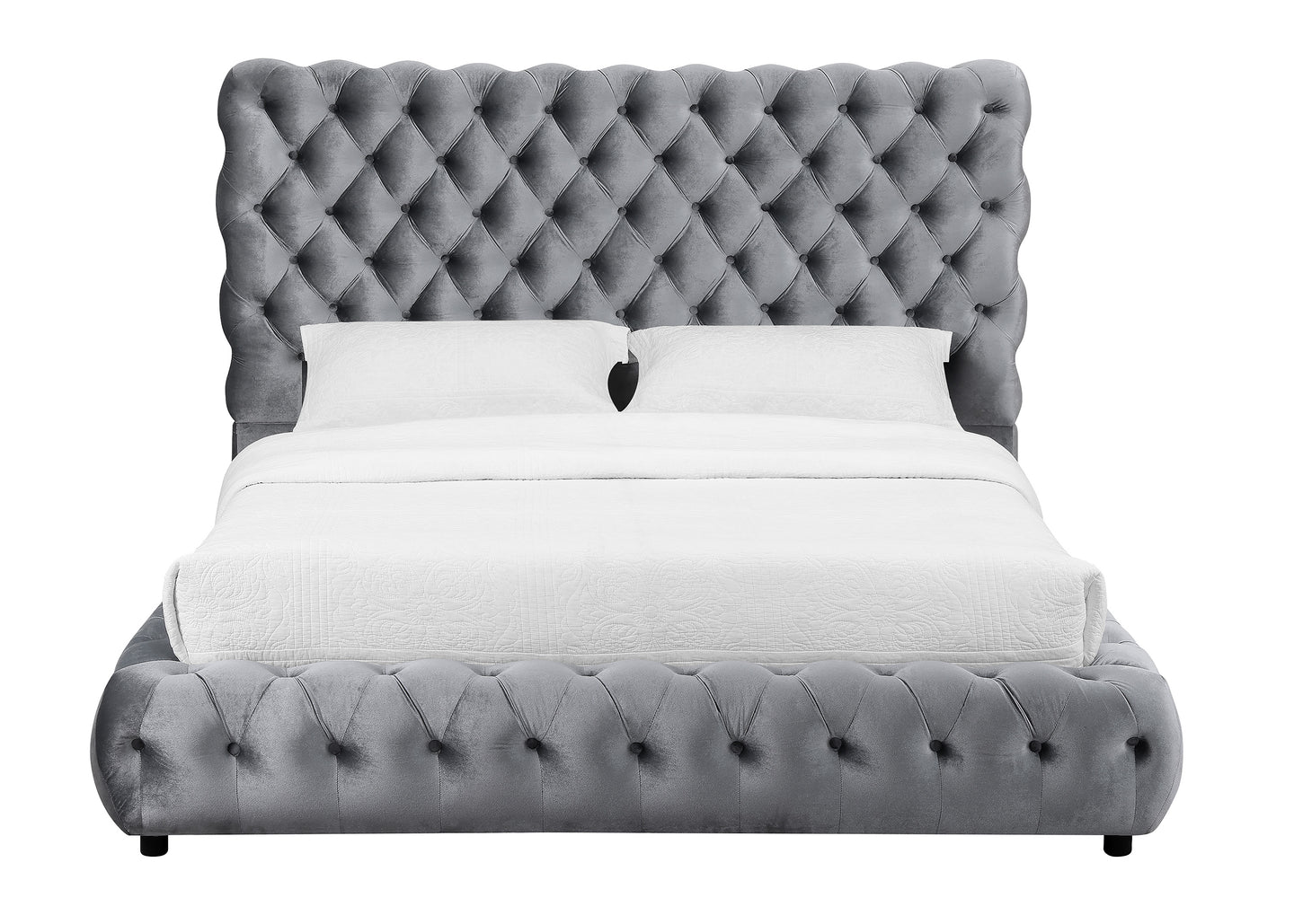 FLORY BED GRAY 5112 Queen