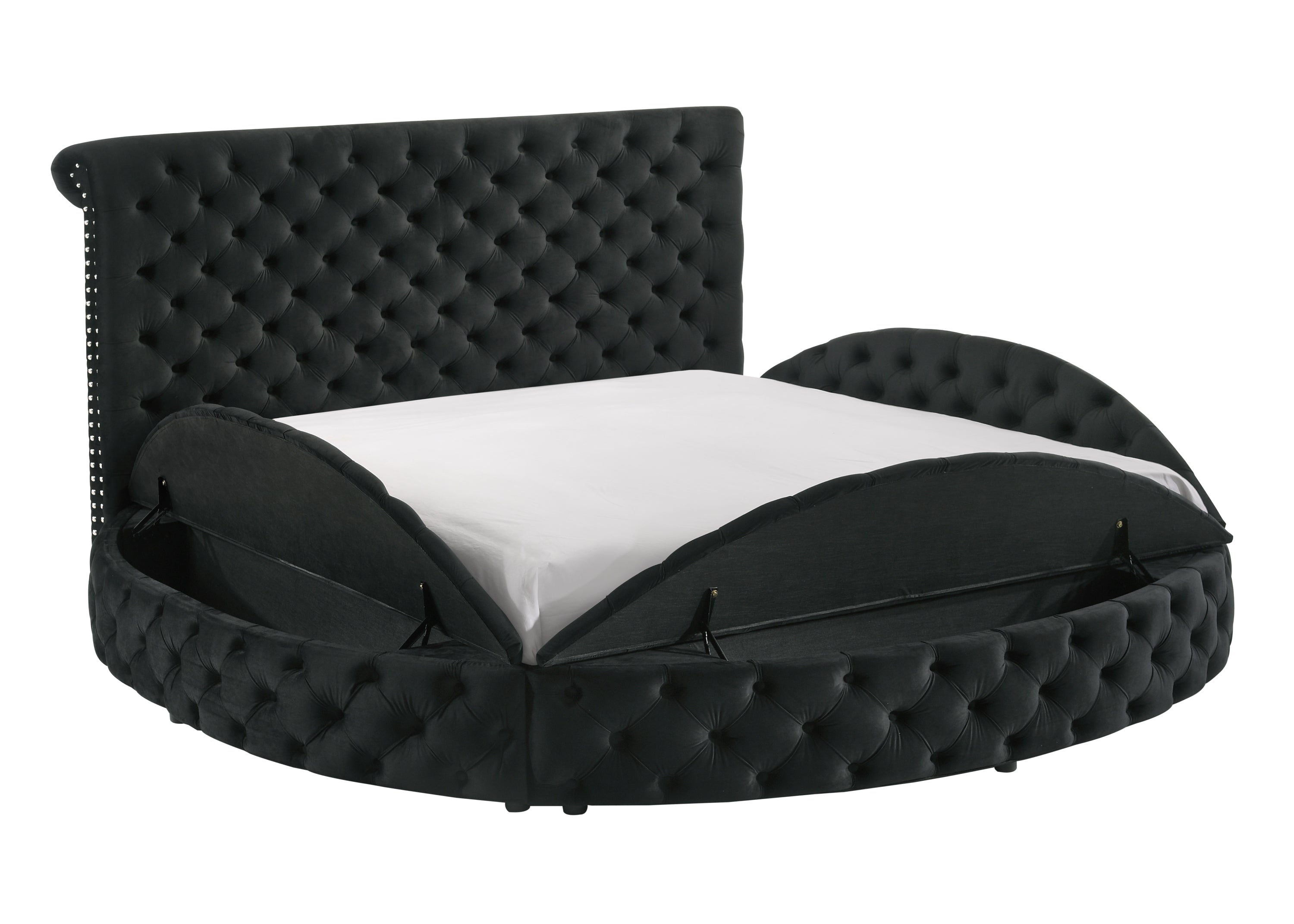 Brigitte Storage Bed Black
