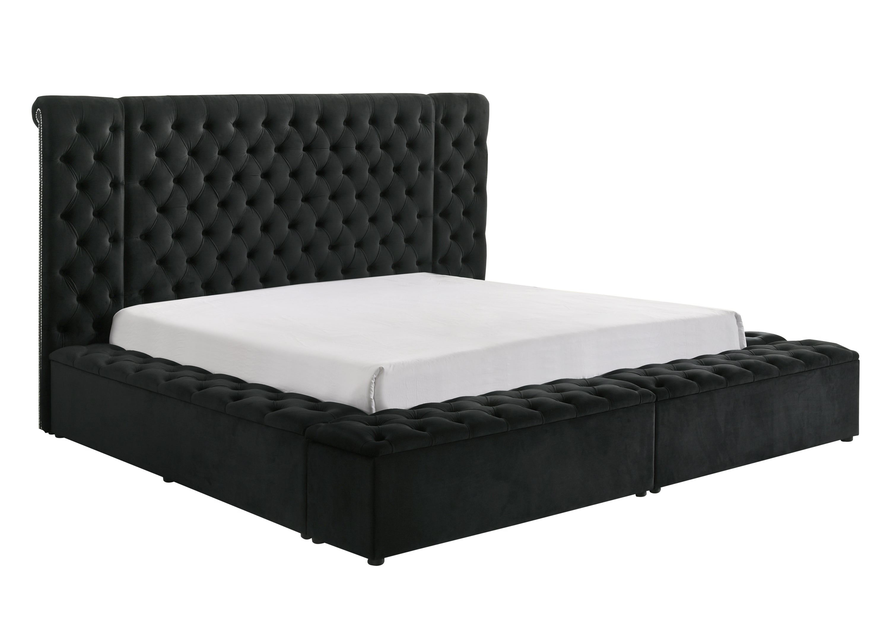 Liliana Storage Bed Black