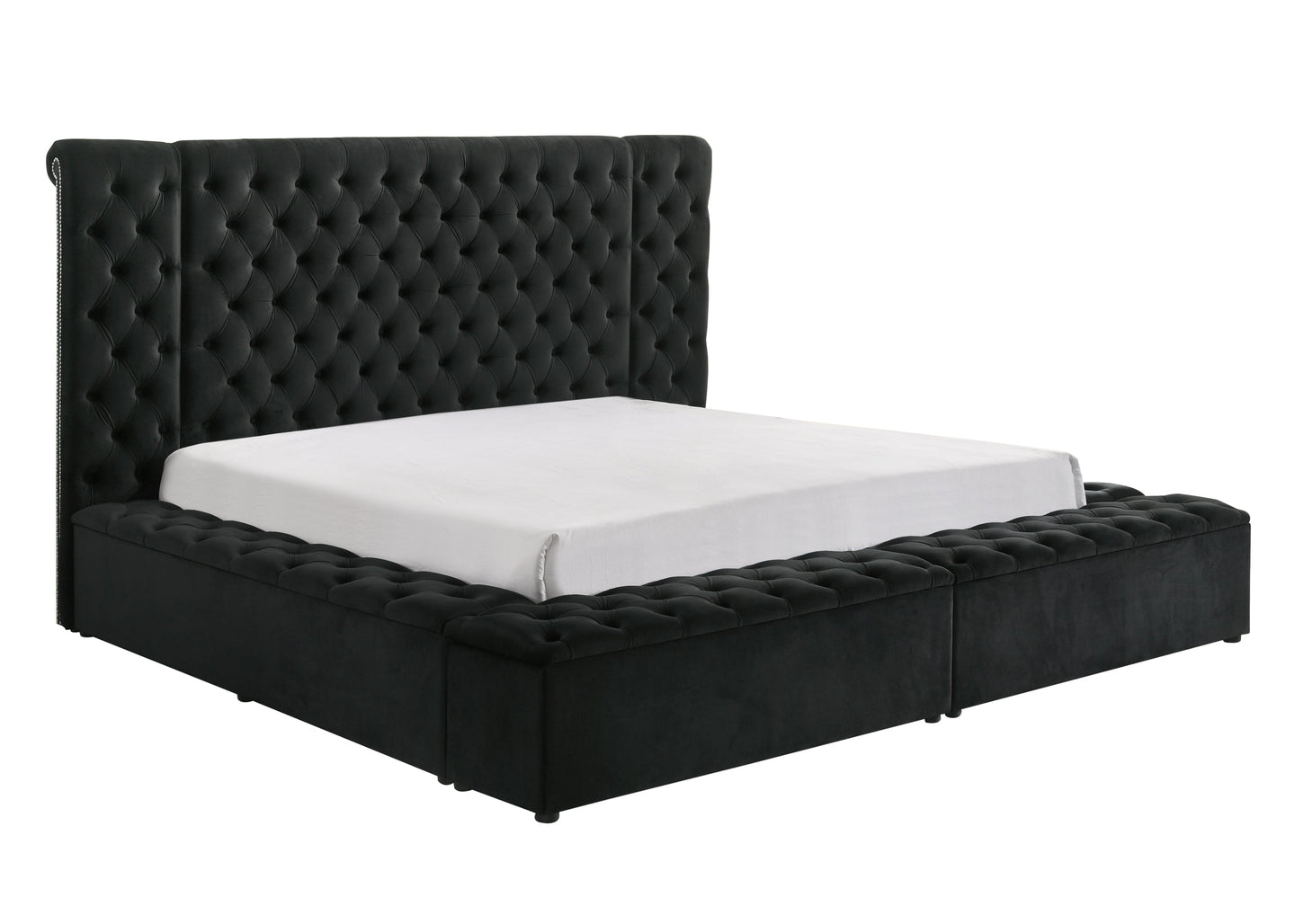 Liliana Storage Bed Black