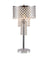 Crystal On Mesh Table Lamp 28"H