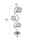 Crystal 3 Globe Table Lamp