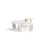 720 Cream 3 Pc Coffee Table Set