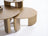 720 Gold 3 Pc Coffee Table Set