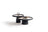 950 Black Travertine 3 Pc Coffee Table Set