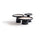 950 Black Travertine 3 Pc Coffee Table Set