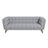 Addison Large Light Gray Fabric Sofa