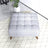Addison Square Light Grey Upholstered Ottoman
