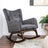 Alistair Gray Fabric Rocking Chair