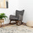 Alistair Gray Fabric Rocking Chair