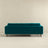 Amber Mid-Century Modern Teal Luxury Velvet Sofa