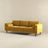 Amber Mid-Century Modern Yellow Luxury Velvet Sofa